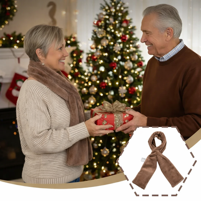 Luxury Faux Fur Scarf with Hidden Zipper Pocket Women Thick Warm Winter Neck Wrap Hands-Free Fashion Accessory 2026