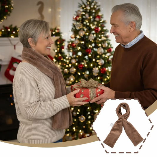 Luxury Faux Fur Scarf with Hidden Zipper Pocket Women Thick Warm Winter Neck Wrap Hands-Free Fashion Accessory 2026